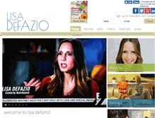 Tablet Screenshot of lisadefazio.com